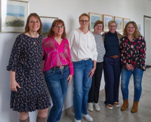 Von links nach rechts gesehen: Annette Pöpping, Ilona Berges, Angelika Altena, Christa Pollmann-Kemper, Karola Schwieren, Dorothea Koschmieder